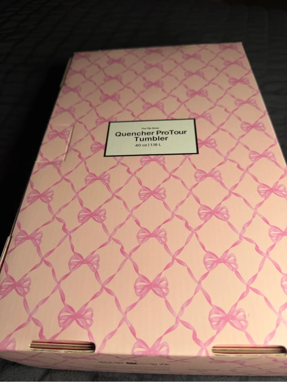 Stanley x LoveShackFancy Quencher H2.0 40 oz Pink Ribbon Bow Tumbler NEW Box